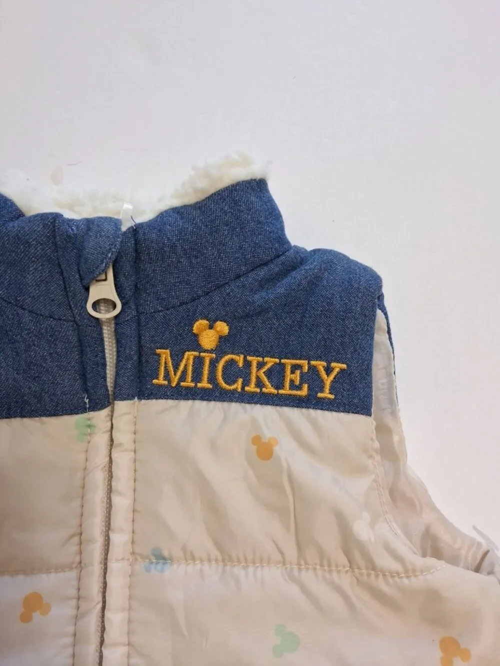 Disney Baby Mickey Mouse Puffer Vest 12M NWT
